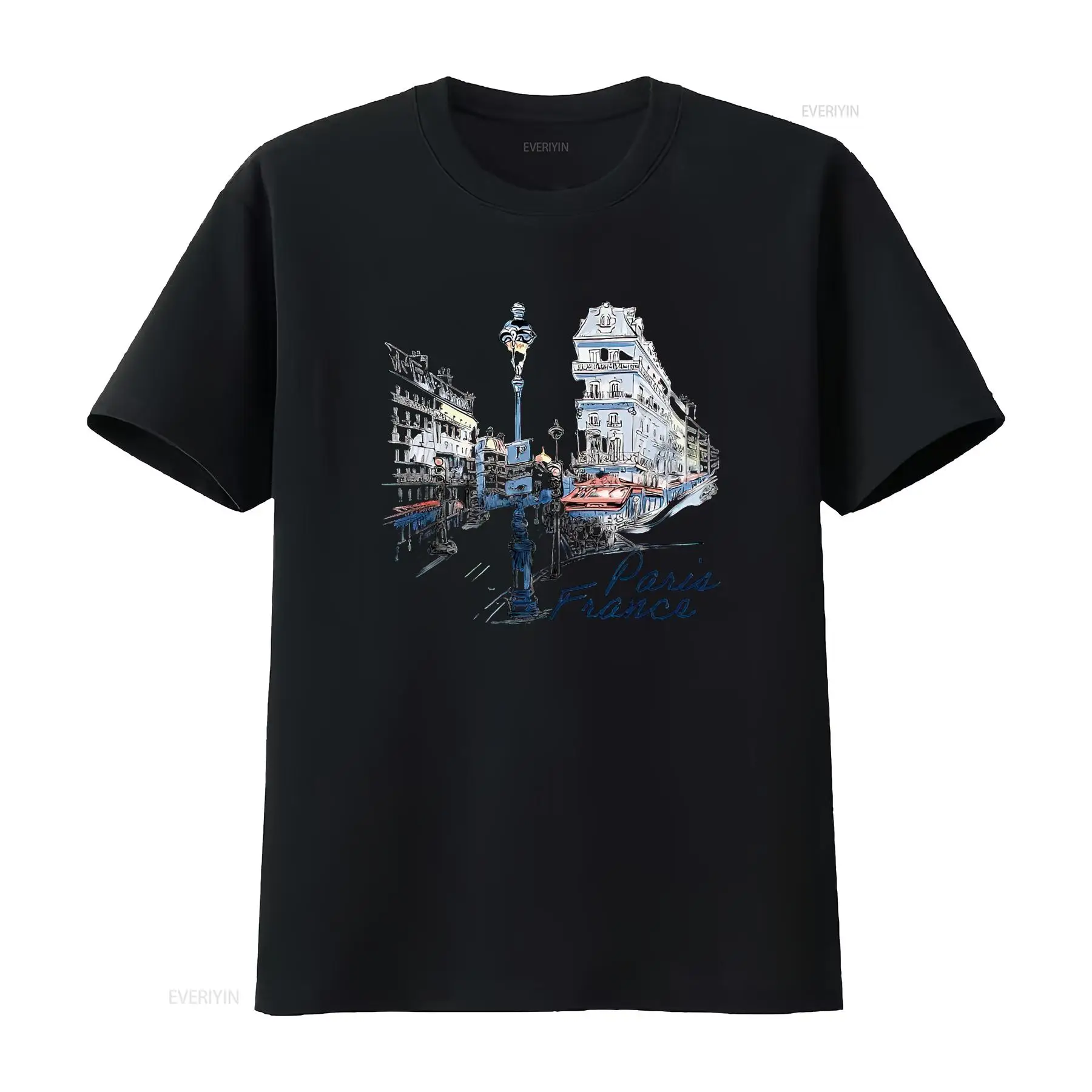 Vintage Fashion In Paris - Paris France Souvenir tee T Shirt