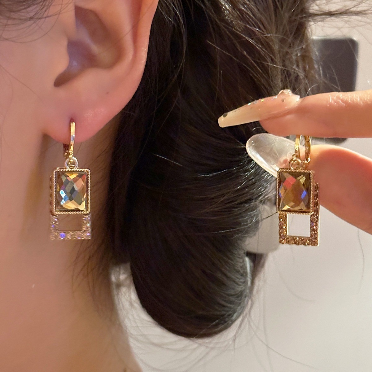 Vintage Fashion Trends 2026 - 925 Silver Needle Korean Fashion Zircon