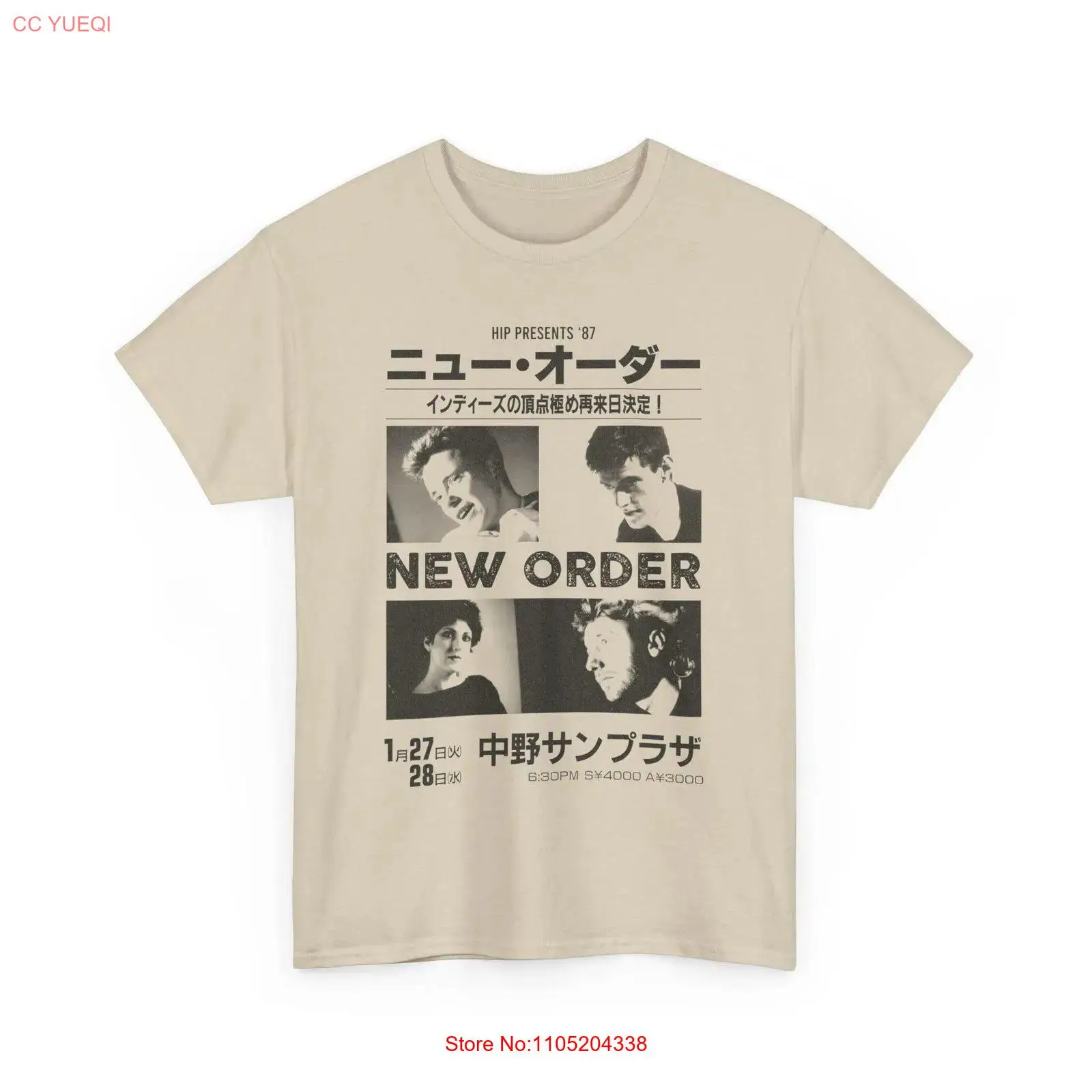 Vintage Fashion In Japan - Vintage New Order Live in Japan