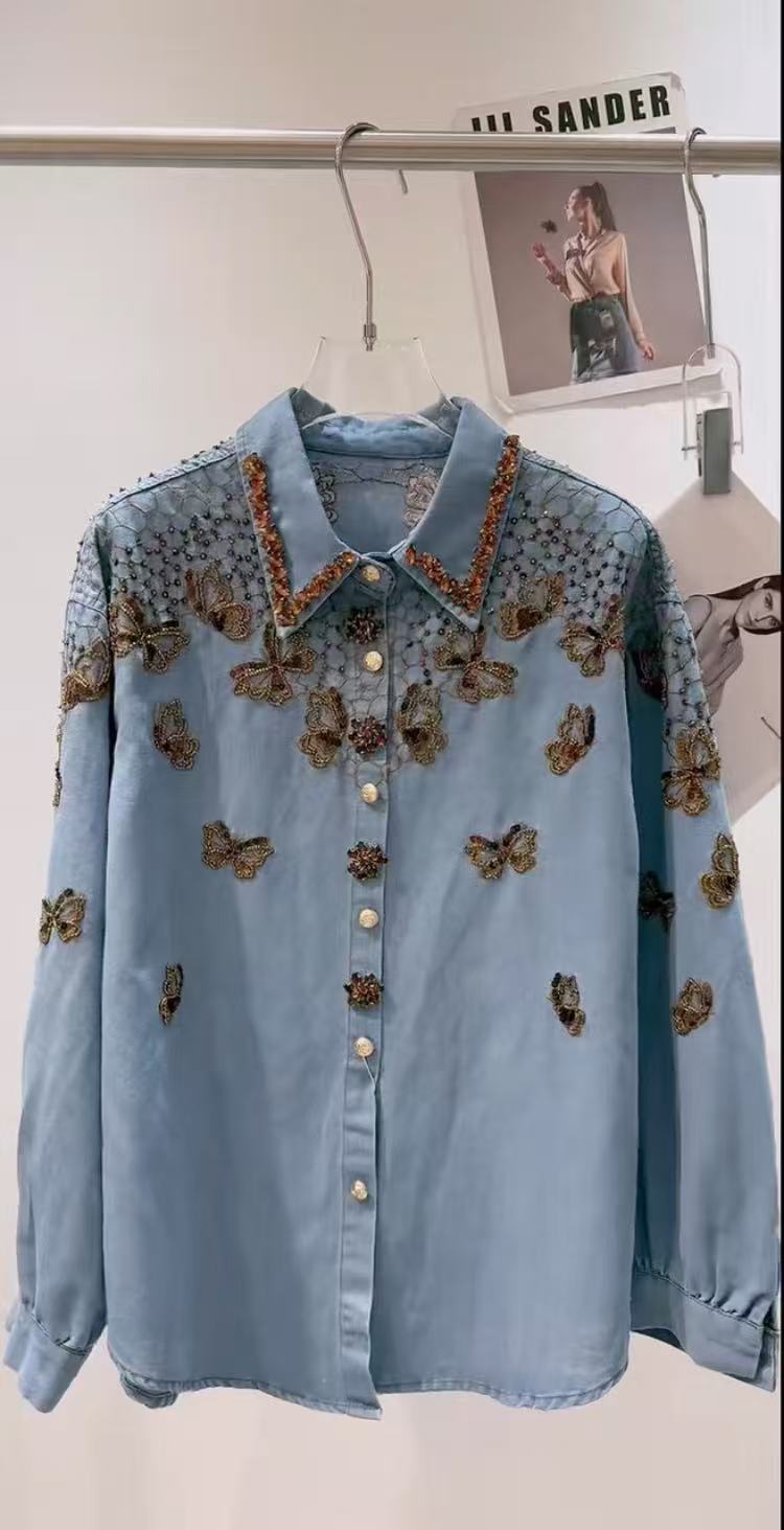 Vintage Fashion Trends 2026 - Luxury Style Denim Jacket For Women's