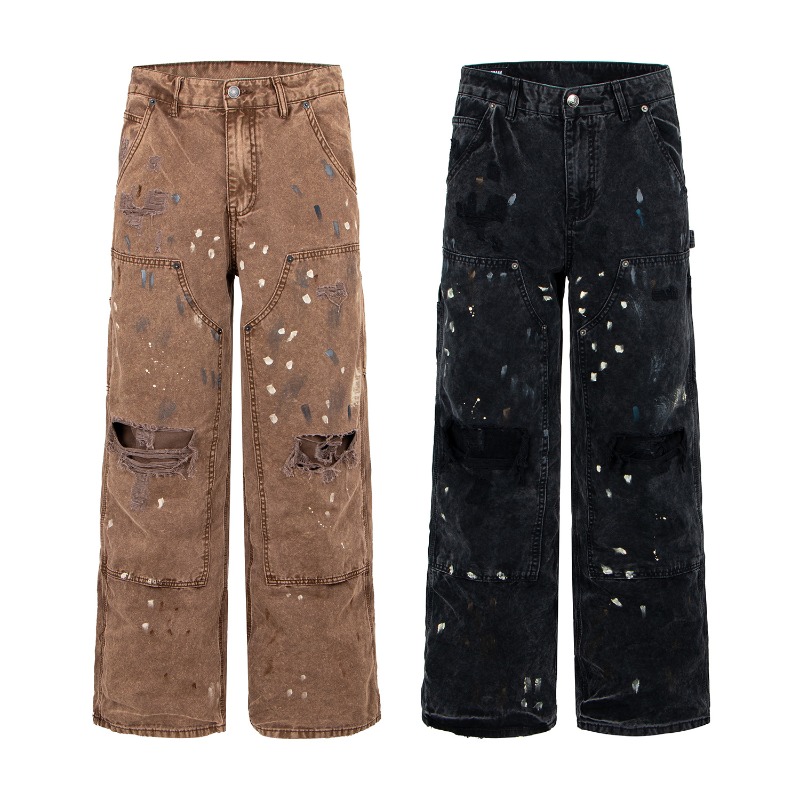Vintage Fashion In Japan - American Retro High Street Ripped Wide