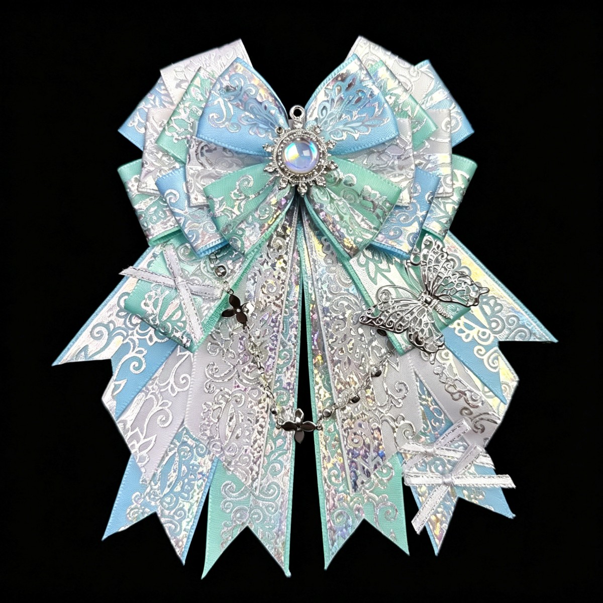 Vintage Laser Ribbon Bow Brooc - Vintage Fashion Exhibition 评论和价格