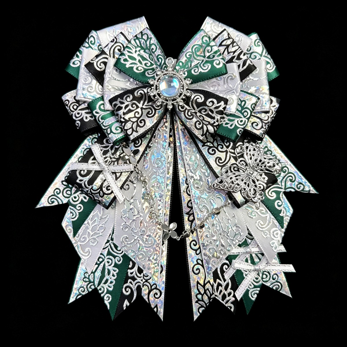 Vintage Laser Ribbon Bow Brooc - Vintage Fashion Exhibition 评论和价格