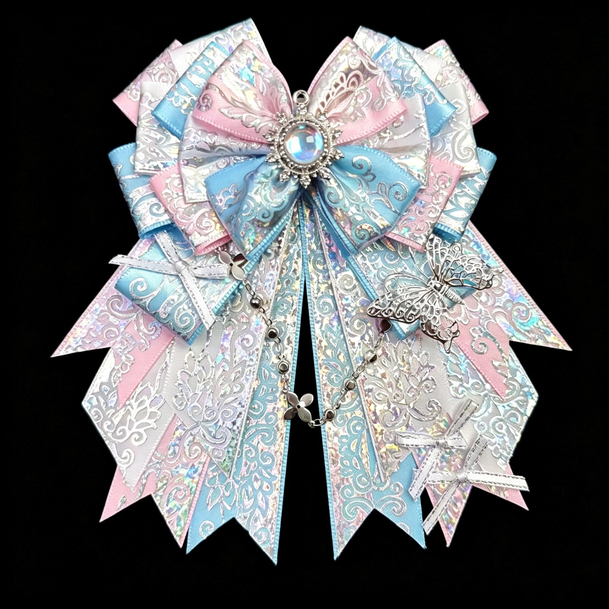 Vintage Laser Ribbon Bow Brooc - Vintage Fashion Exhibition 评论和价格