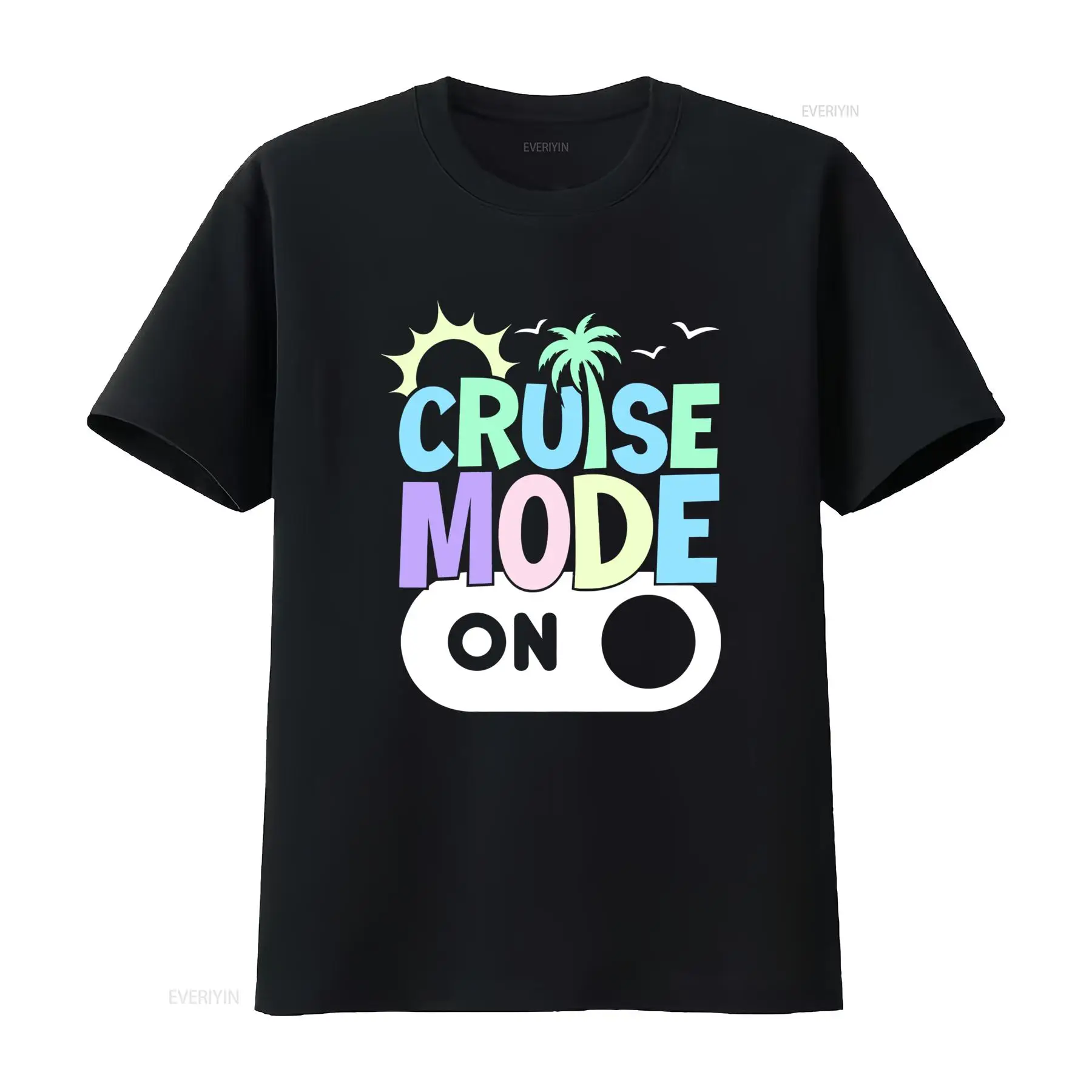 Cruise Mode On T Shirt Family  - Vintage Fashion Outfits Men 评论和价格