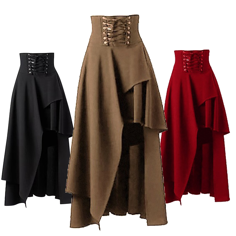 Steampunk Vintage Bandags Skir - Vintage Fashion In Japan 评论和价格