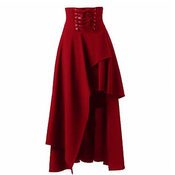 Steampunk Vintage Bandags Skir - Vintage Fashion In Japan 评论和价格