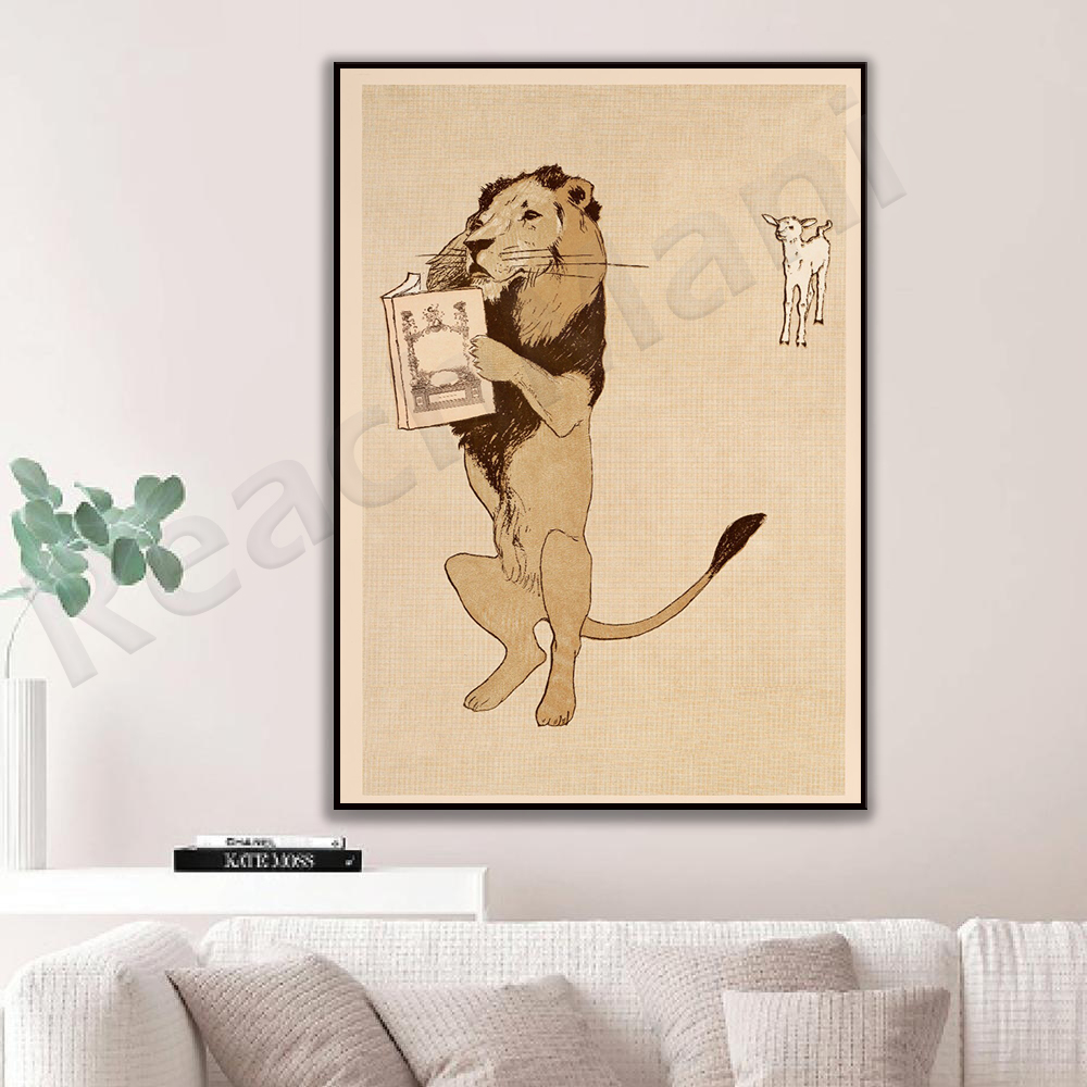 Edward Penfield, The Lion and  - Vintage Fashion Exhibition 评论和价格