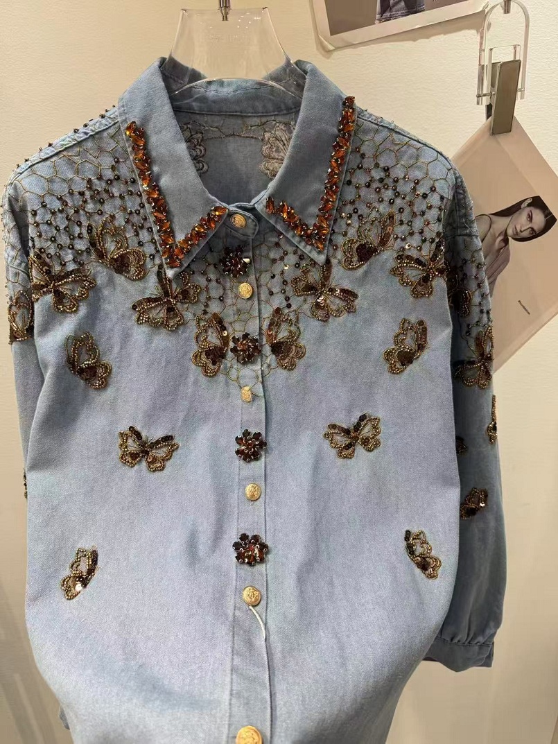 Luxury Style Denim Jacket For  - Vintage Fashion Trends 2026 评论和价格